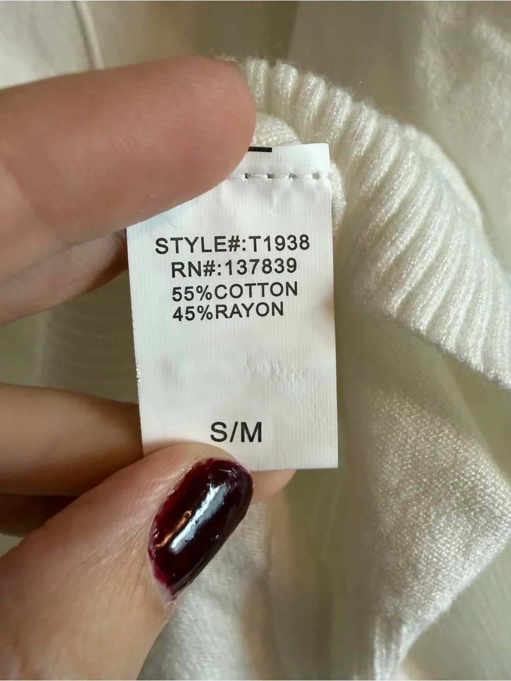 Dreamers Cream V-Neck Lightweight Knit Tunic Sweater